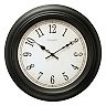 Chaney Black Wall Clock