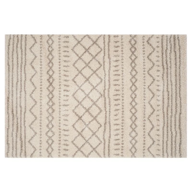 Safavieh Arizona Mesa Striped Shag Rug, Multicolor, 5X7.5 Ft
