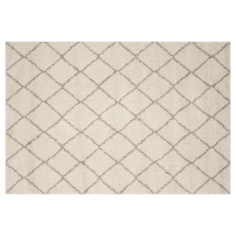 Safavieh Arizona Tempe Lattice Shag Rug, Multicolor, 8X10 Ft