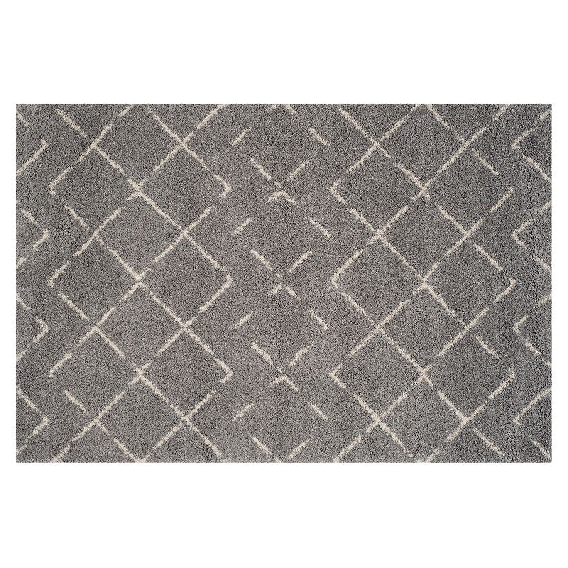 Safavieh Arizona Sedona Lattice Shag Rug, Multicolor, 8X10 Ft