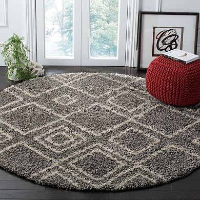 Safavieh Arizona Glendale Lattice Shag Rug