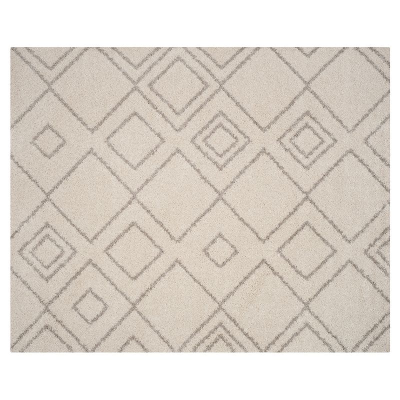 Safavieh Arizona Glendale Lattice Shag Rug, Multicolor, 8X10 Ft
