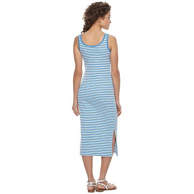 Juniors SO Tipped Midi Tank Dress