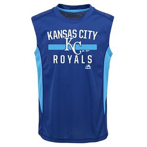 Boys 4-7 Majestic Kansas City Royals One Game Muscle Tee