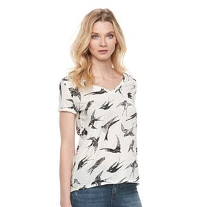 Women's Rock & Republic® Embellished Bird Tee