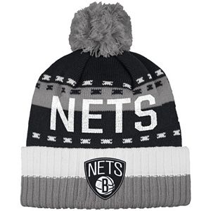 Men's adidas Brooklyn Nets Pom Cuffed Beanie