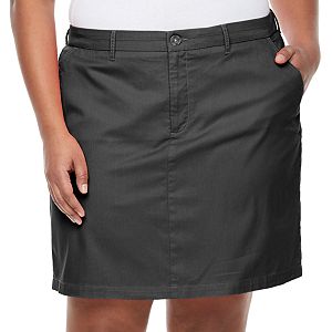 Plus Size Croft & Barrow® Essential Twill Skort