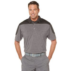Big & Tall Grand Slam Classic-Fit Heathered Motionflow Performance Golf Polo