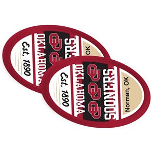 Oklahoma Sooners Jumbo Game Day Magnet 2-Pack