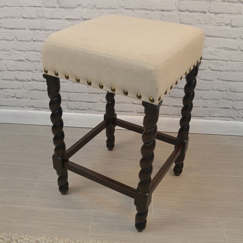 Remick Upholstered Counter Stool, Brown