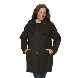 Plus Size Towne by London Fog Button-Down Jacket