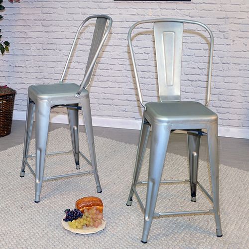 Adeline Stackable Counter Stool 2piece Set