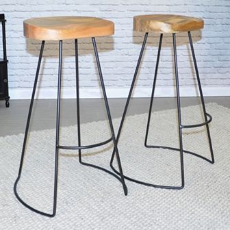 Carolina Living Saga Bar Stool 2 pc Set