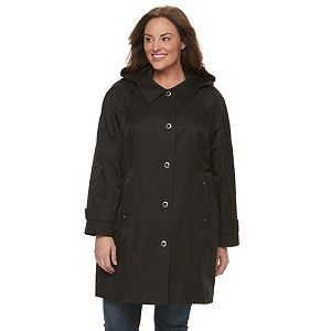 Plus Size Towne by London Fog Hooded Walker Jacket