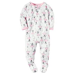 Baby Girl Carter's Printed Footed Pajamas