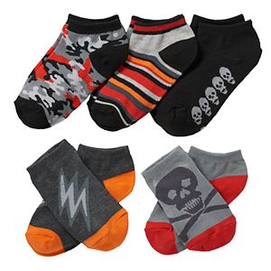 Boys 5-Pack Bones Low-Cut Socks