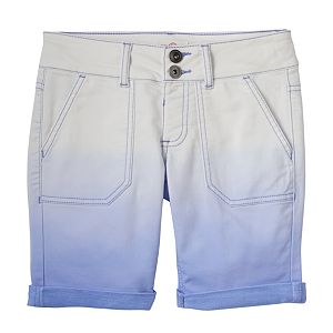 Girls 7-16 & Plus Size SO® Ombre Bermuda Shorts