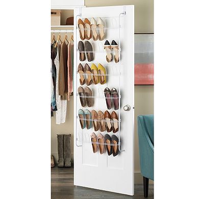 Whitmor 18-Pair Over The Door Shoe Rack