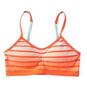 Girls 7-16 Maidenform Striped Dip-Dyed Crop Bra