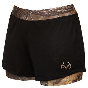 Women's Realtree Altitude Camo Mesh Layered Shorts