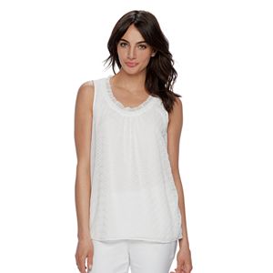 Women's ELLE™ Eyelet Tank