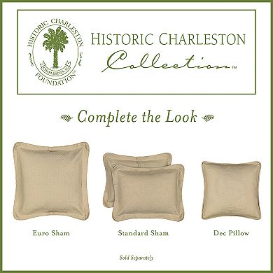 Historic Charleston Charles Matelassé Standard Sham