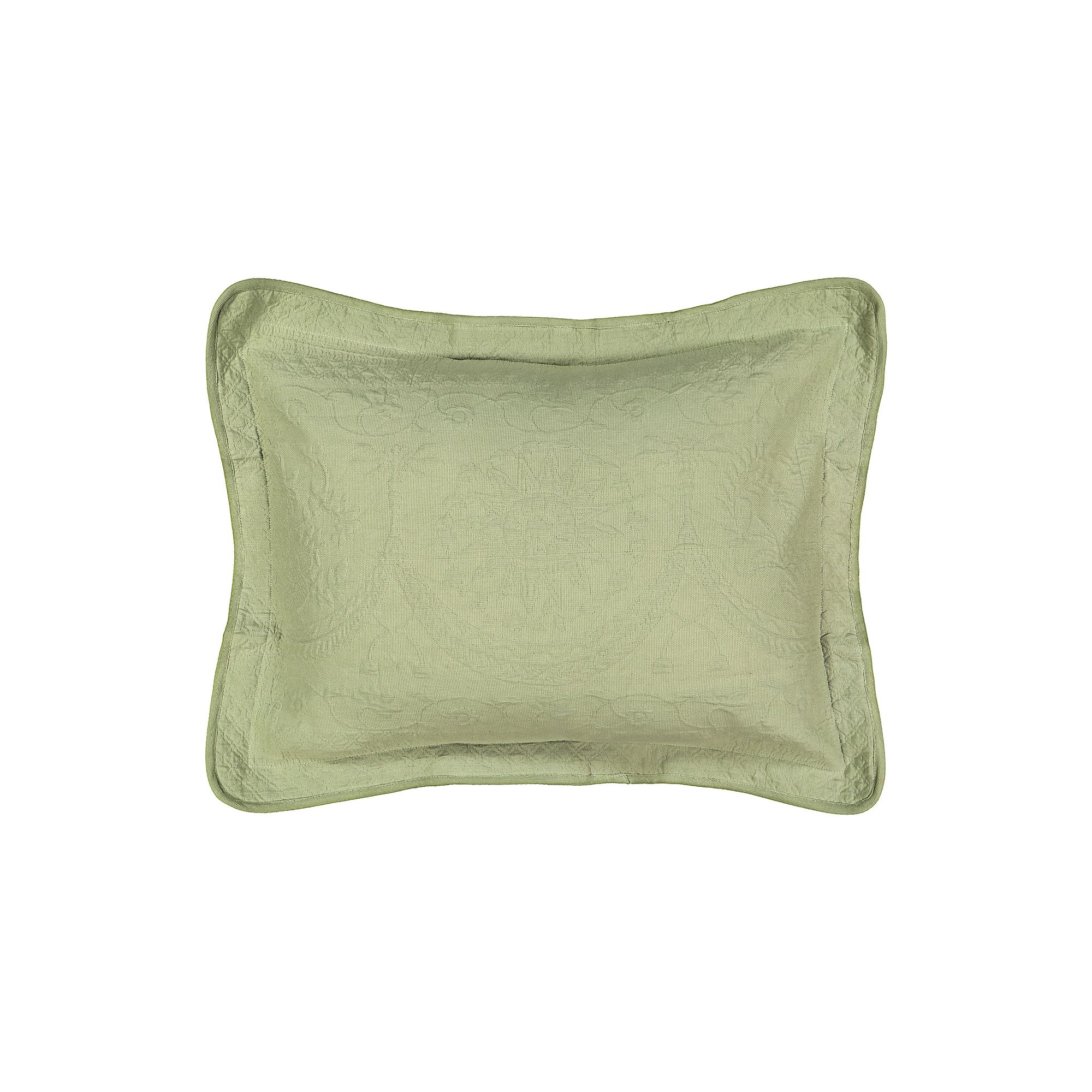 Historic Charleston Charles Matelassé Standard Sham, Green