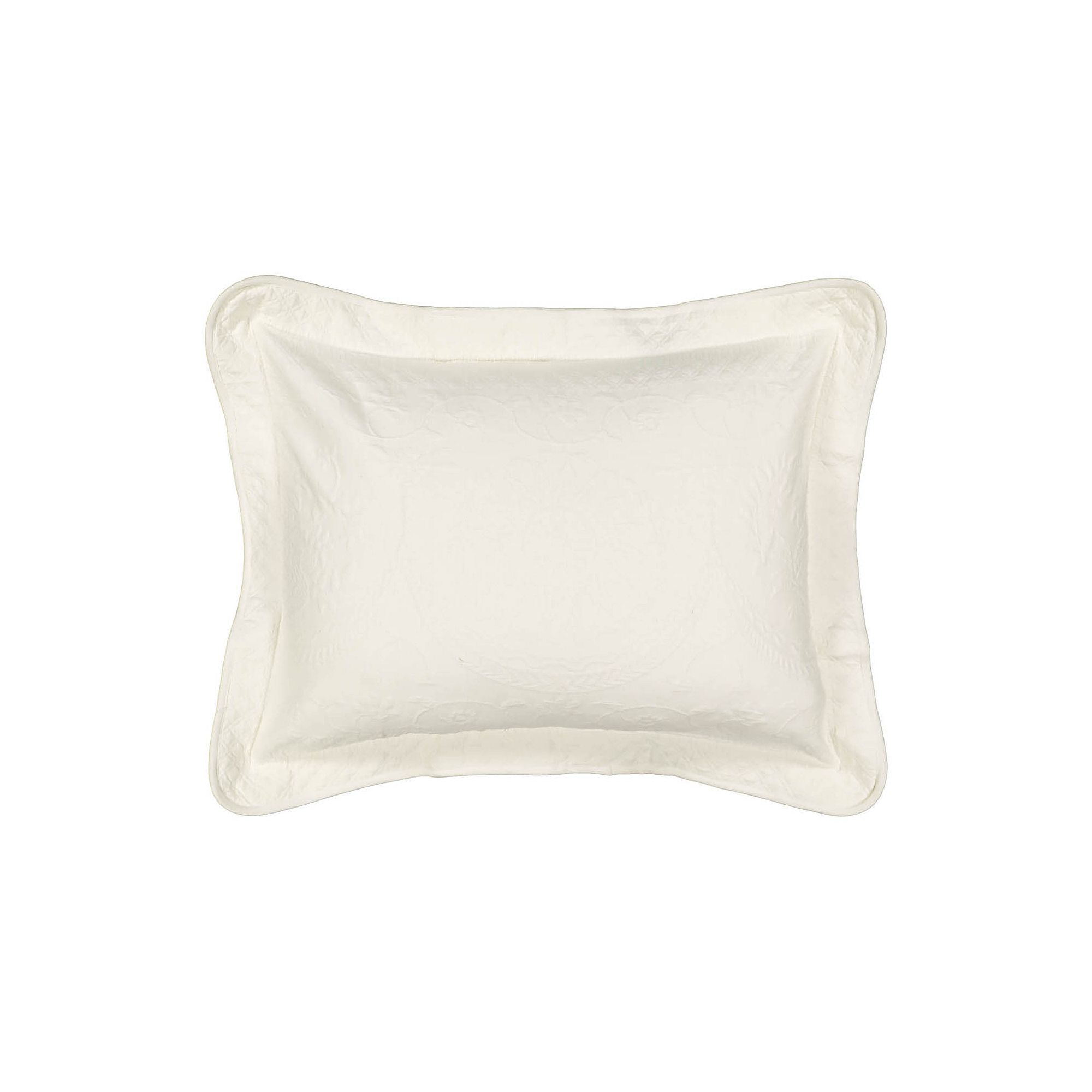 Historic Charleston Charles Matelassé Standard Sham, Ivory