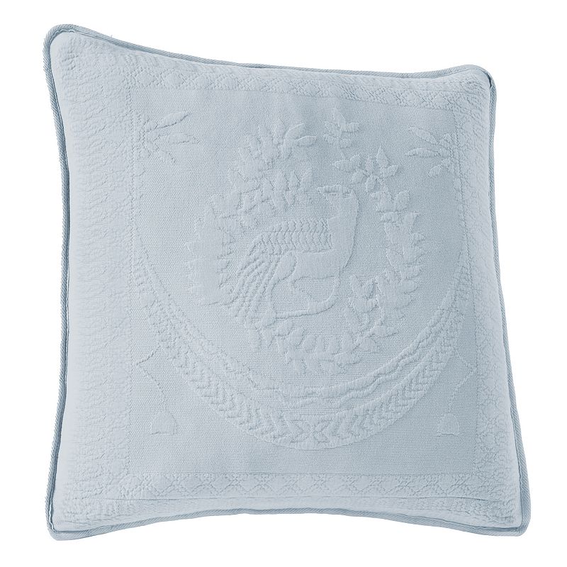 Historic Charleston Charles Matelassé Throw Pillow, Blue, Std Sham - 61803027 - Home Decor Complete the elegance in your room with this Histo sku 61803027
