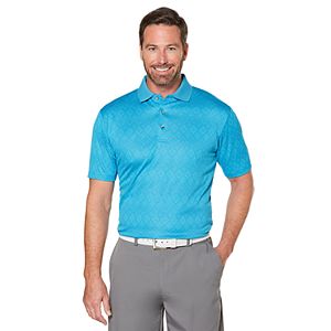 Men's Grand Slam Regular-Fit Space-Dyed Jacquard Performance Golf Polo