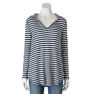 Women's Olivia Sky Striped Thermal Tunic