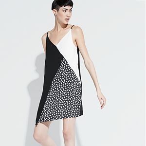 k/lab Colorblock Slip Dress
