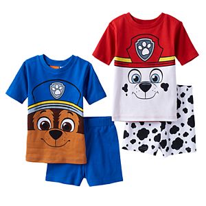 Boys 4-8 Paw Patrol 4-Piece Pajama Set