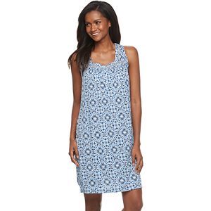 Women's Croft & Barrow® Pajamas: Sleeveless Pattern Nightgown