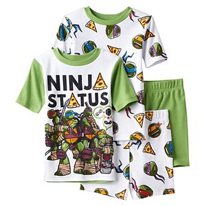 Boys 4-10 Teenage Mutant Ninja Turtle 4-Piece Pajama Set