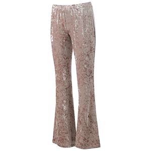 Juniors' Joe B Velvet Flare Pants
