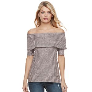 Women's Juicy Couture Marled Off-the-Shoulder Top