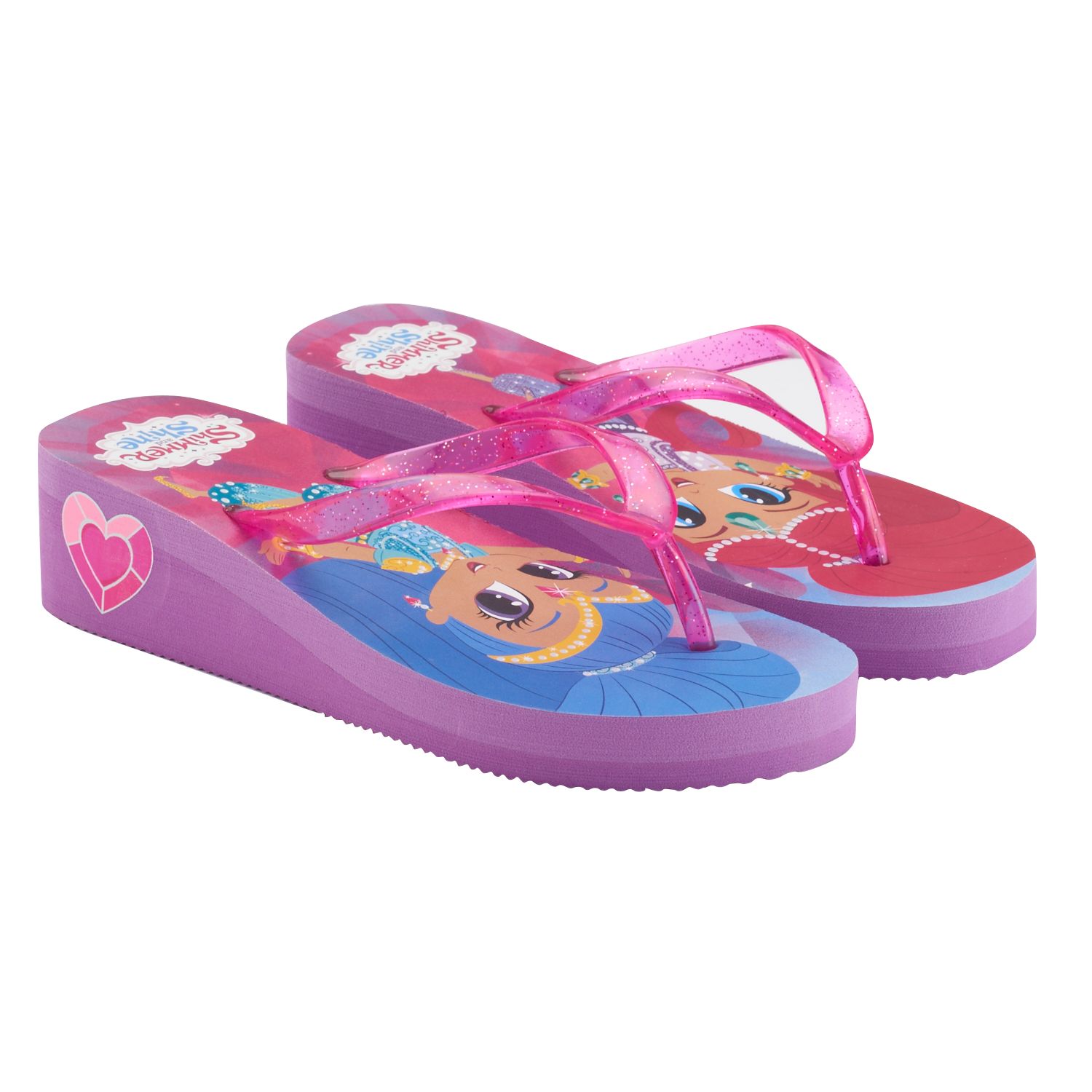 girls wedge flip flops