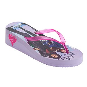 Disney’s Descendants Mal & Evie Girls 4-16 Flip Flops