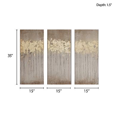 Madison Park Evening Forest Canvas Wall Art 3-piece Set