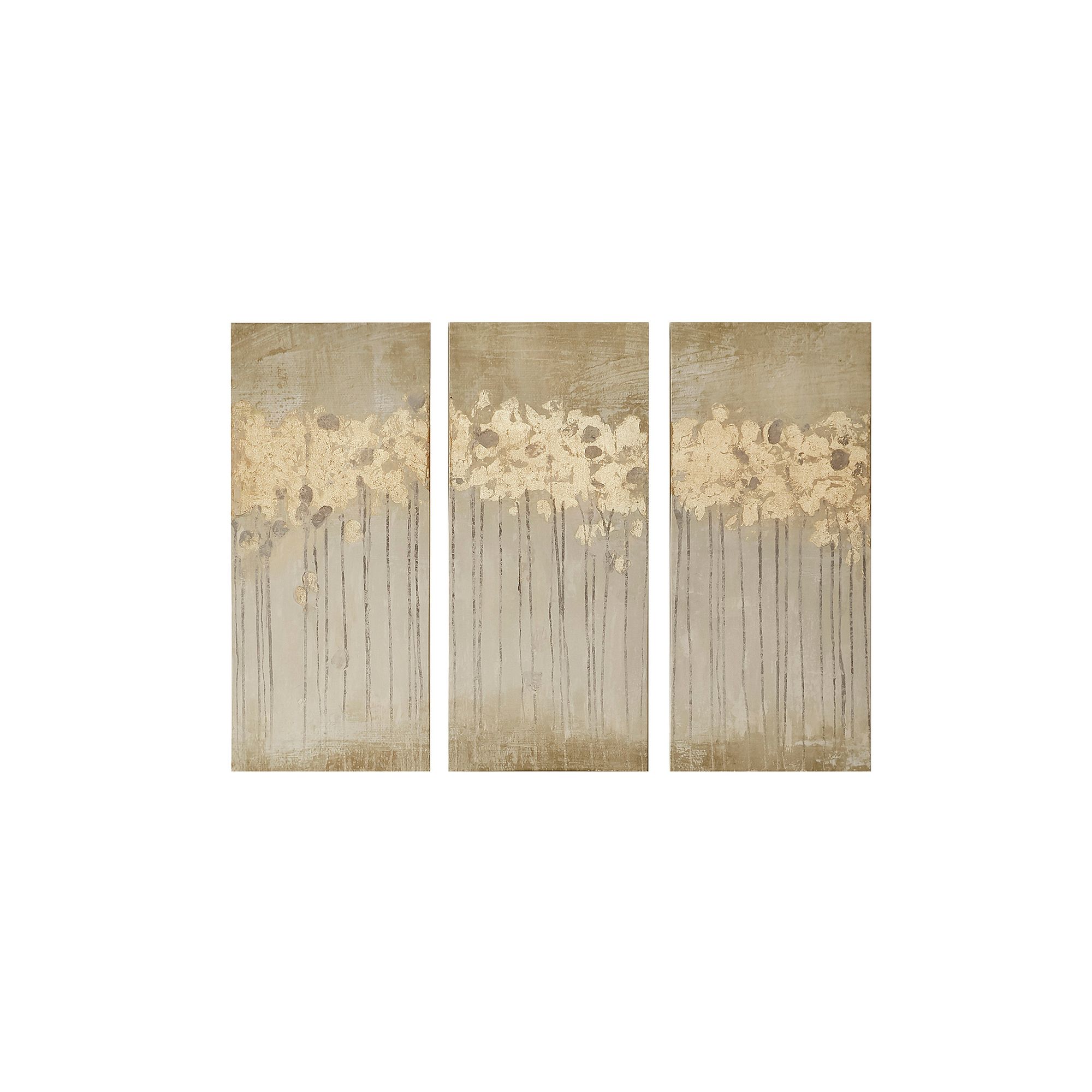 Madison Park Evening Forest Canvas Wall Art 3-piece Set, Brown