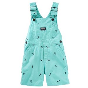 Baby Boy OshKosh B'gosh® Embroidered Canvas Shortalls