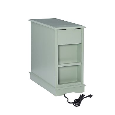 Butler Charging Station End Table