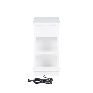 Butler Charging Station End Table