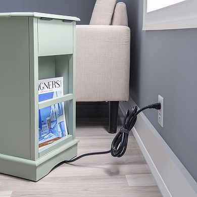 Butler Charging Station End Table