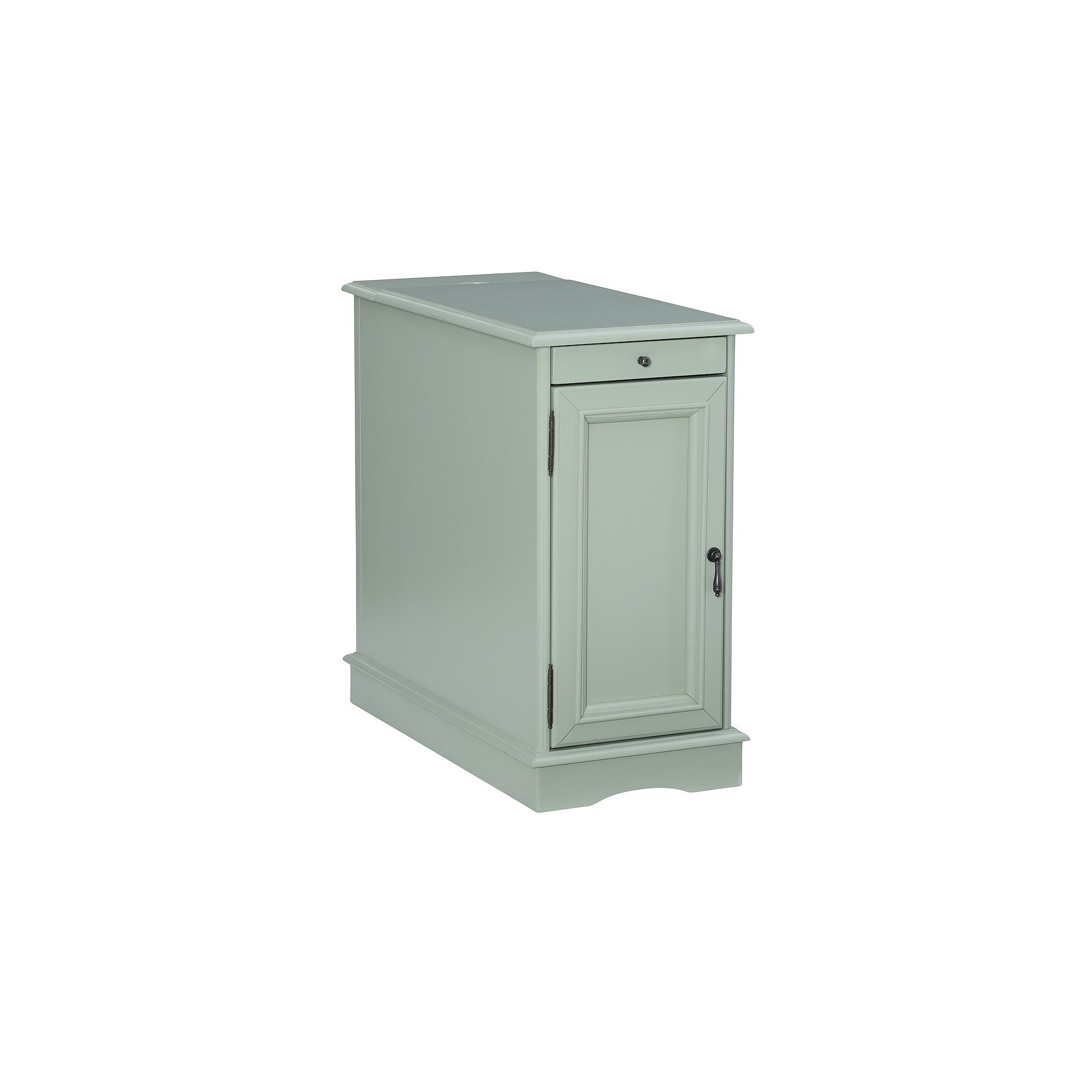 Butler Charging Station End Table, Blue