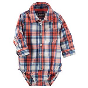 Baby Boy OshKosh B'gosh® Button-Front Bodysuit