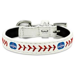 GameWear Chicago Cubs 2016 World Series Champions Classic Leather Collar - Toy