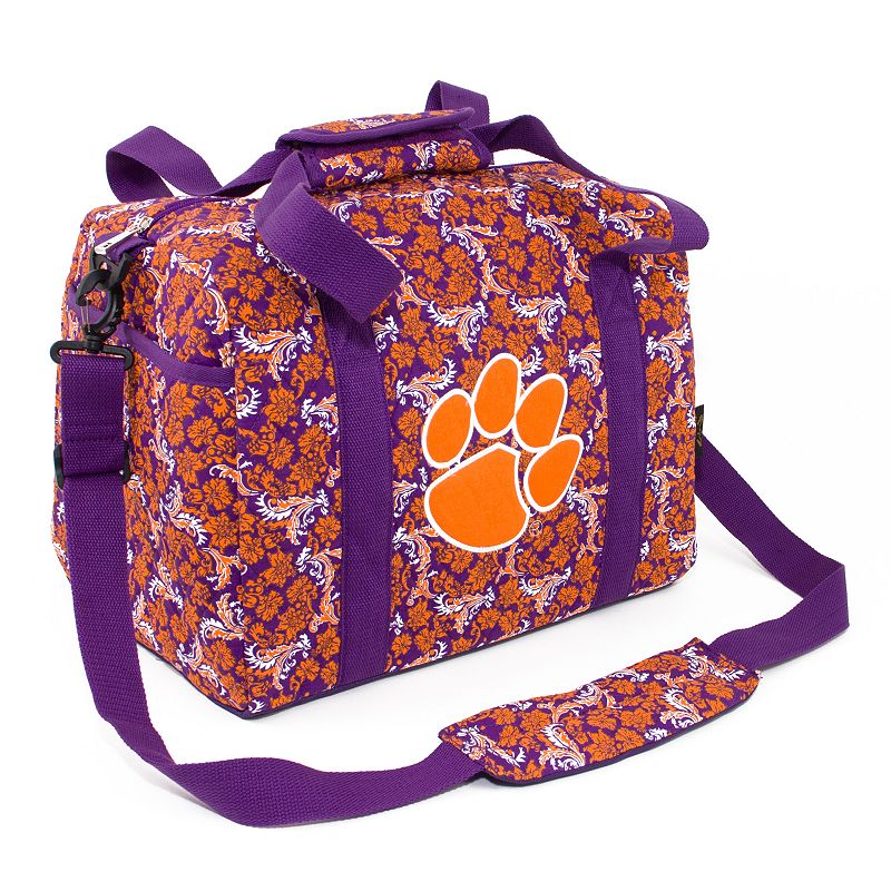 Clemson Tigers Bloom Mini Duffle Bag, Multicolor