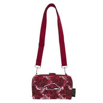 Arkansas Razorbacks Bloom Crossbody Wallet